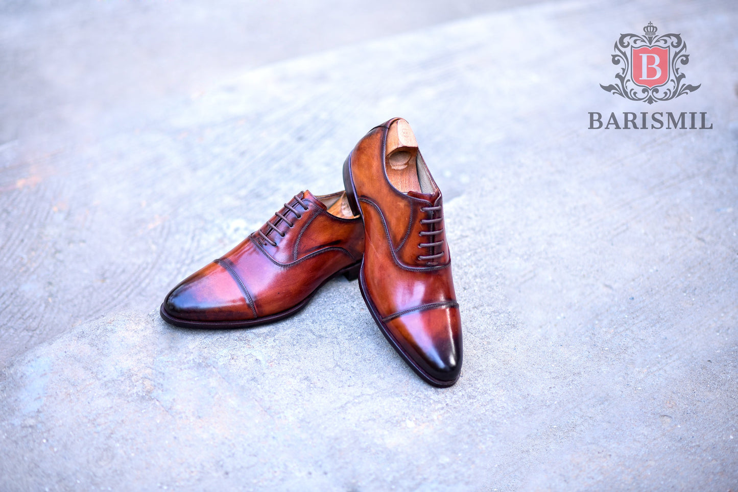 CEO - Brown Cap-toe Formal Shoes-4