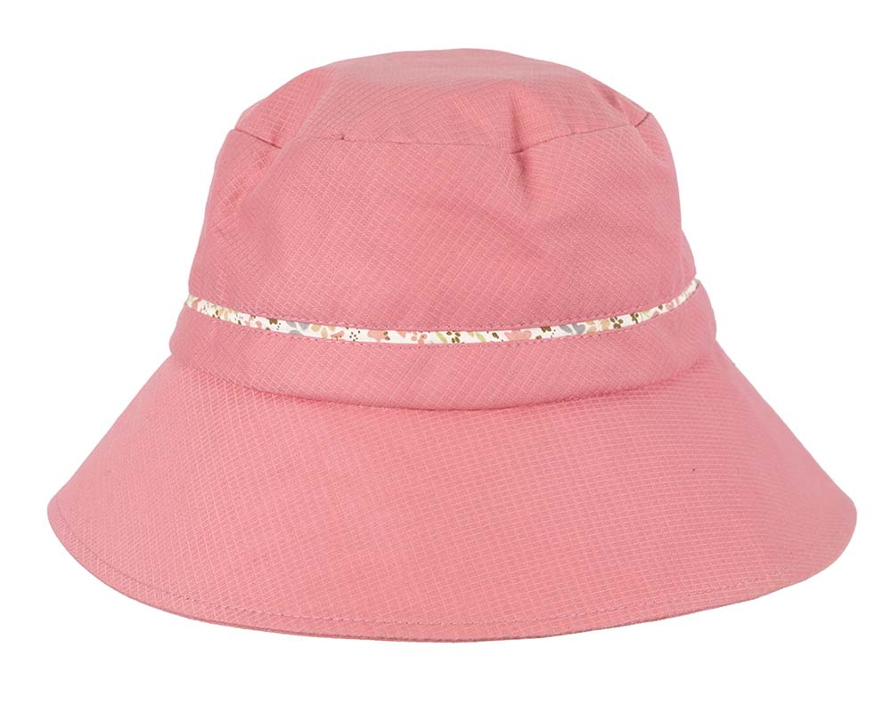 Pink ladies bucket summer beach hat