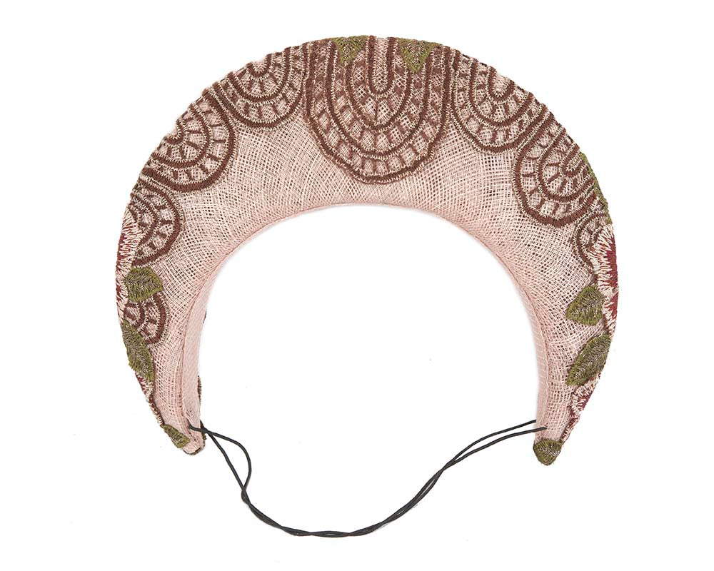Exclusive nude headband by Cupids Millinery-5