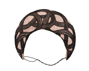 Bespoke pink headband racing fascinator by Cupids Millinery-1