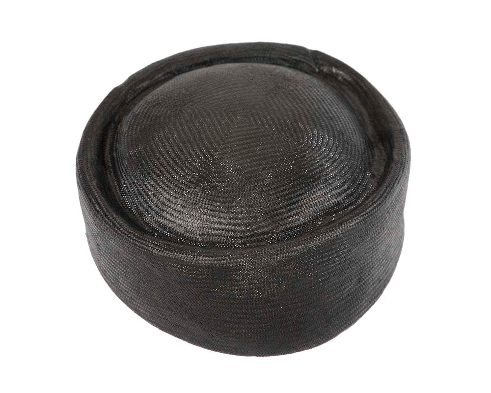 Black Jackie Onassis beret hat by Cupids Millinery-5