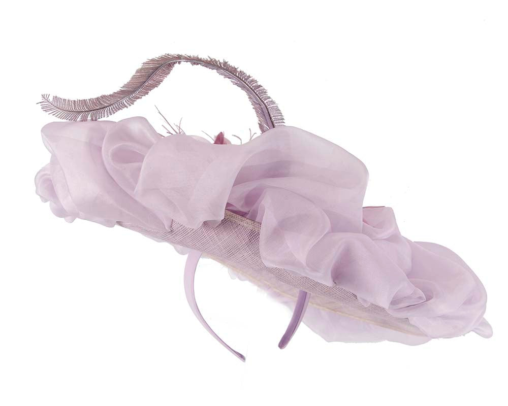 Exclusive lilac hat by Cupids Millinery Melbourne-5