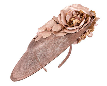 Bespoke rose gold fascinator by Cupids Millinery-1