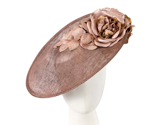 Bespoke rose gold fascinator by Cupids Millinery-0