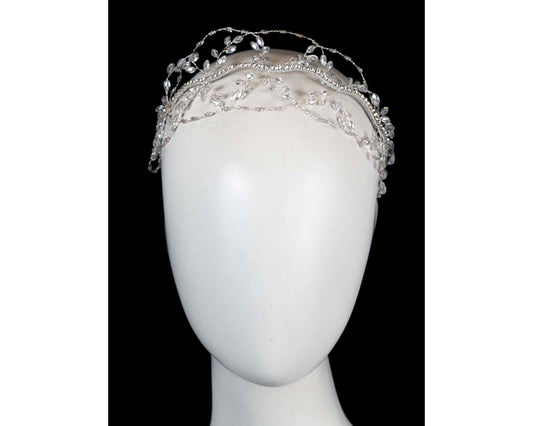 Exclusive white headband fascinator by Cupids Millinery-0