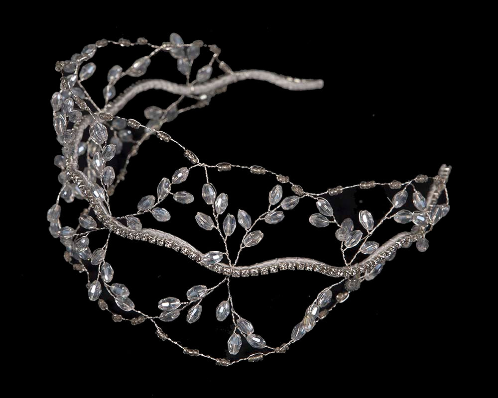 Exclusive white headband fascinator by Cupids Millinery-1
