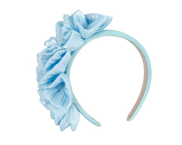 Blue fascinator headband-1