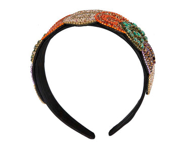 Unusual multi-tone headband fascinator CU448OR