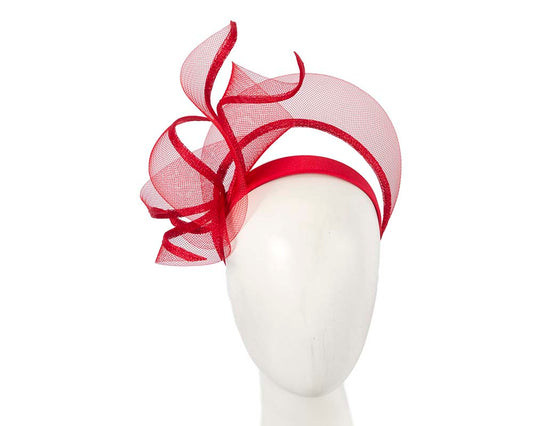 Exclusive red fascinator by Cupids Millinery-0