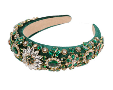 Green fascinator headband by Cupids Millinery-1