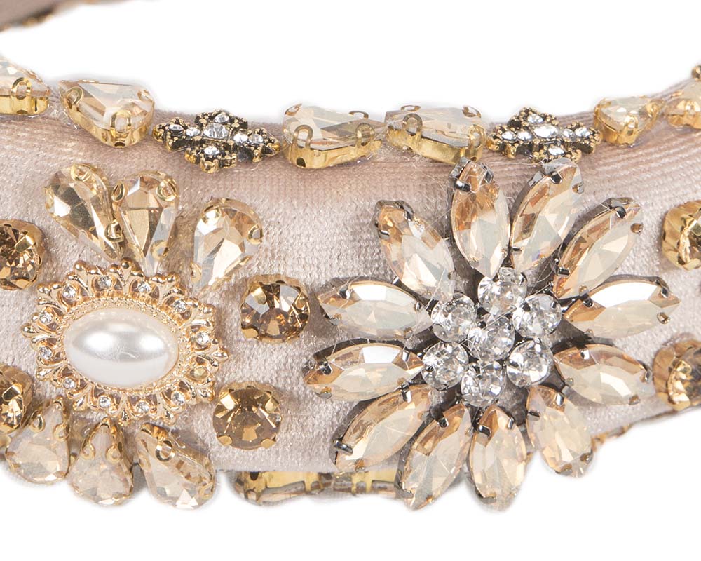 Nude fascinator headband jewelry fascinator