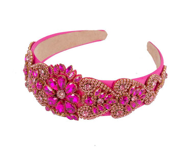 Fuchsia jewellery fascinator headband-1