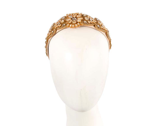 Gold jewellery fascinator headband-0