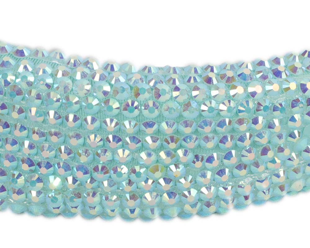 Sparkling blue fascinator headband