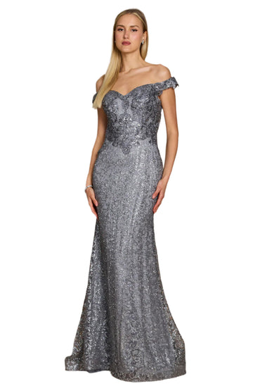 Dylan and Davids Formal Mermaid Gown Fitted Evening Dress-1