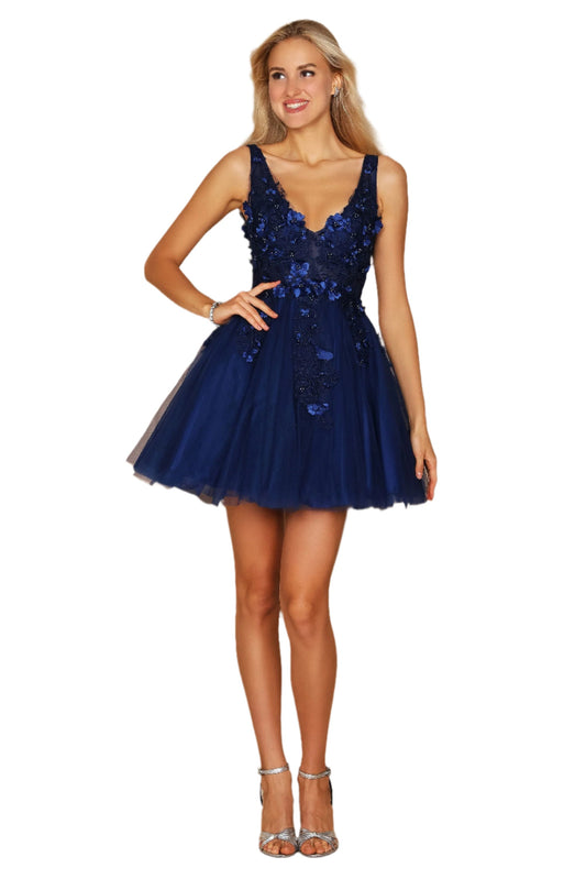 Dylan and Davids Mini-Length Formal Gown Graduation Sexy Prom Dress-0