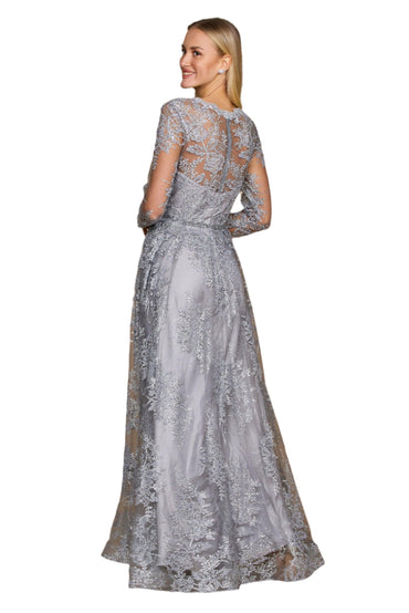 Dylan and Davids Full-Length Sleeve Formal Evening Gown Dress-1