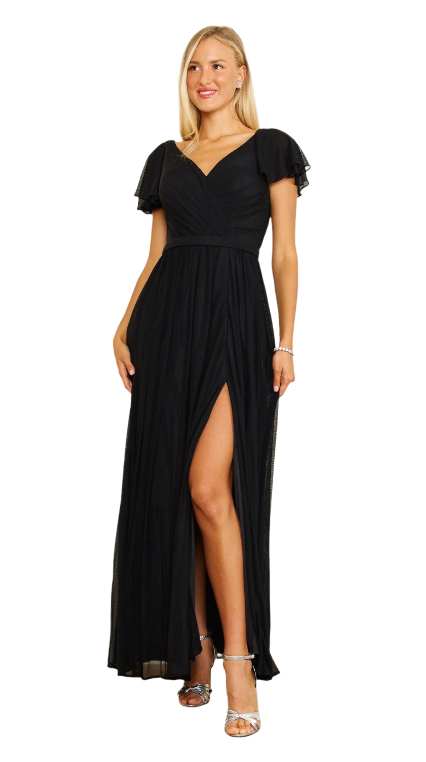 Dylan and Davids Short-Length Sleeve Formal Gown Mother of the Bride Dress-2