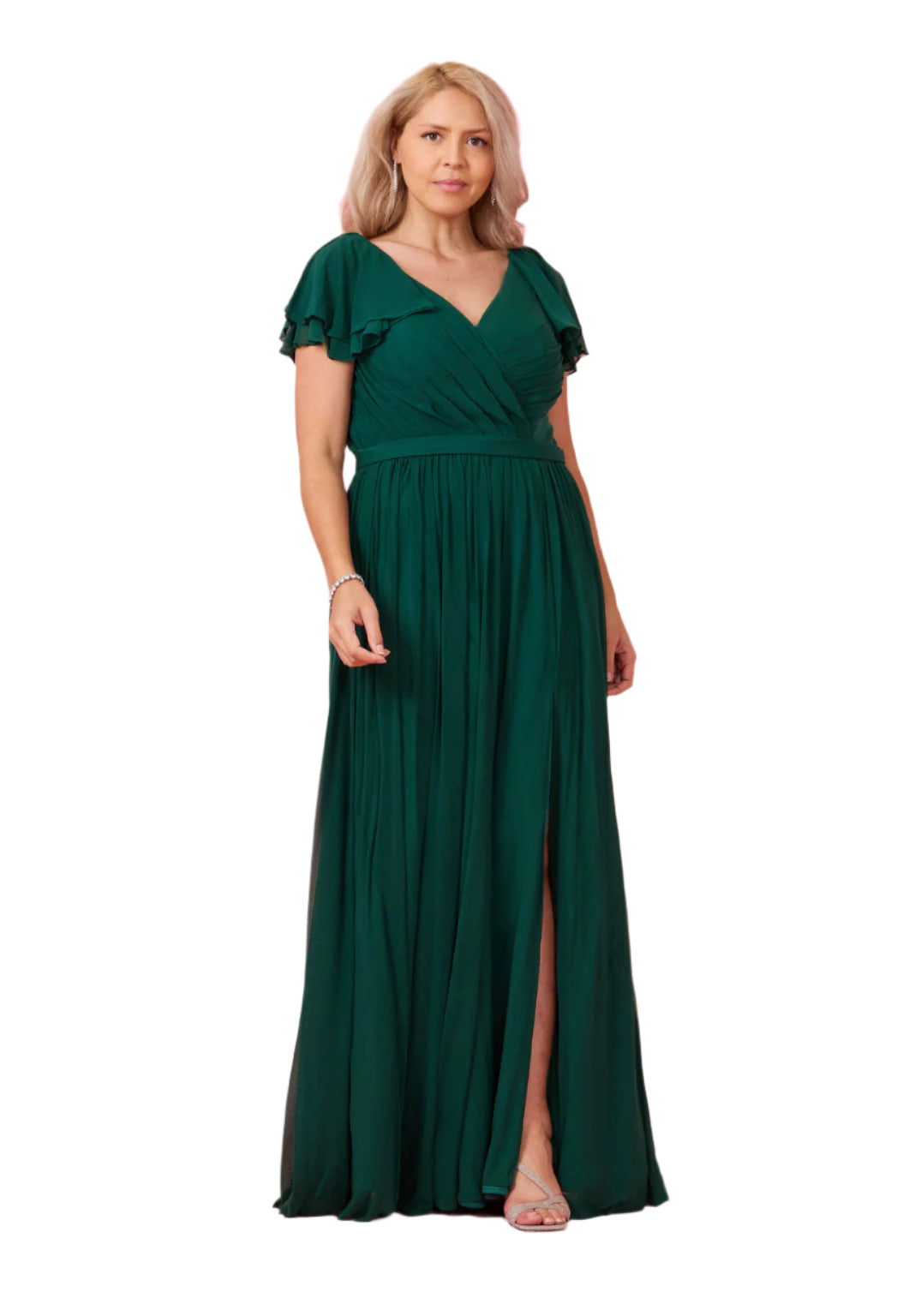 Dylan and Davids Short-Length Sleeve Formal Gown Mother of the Bride Dress-5