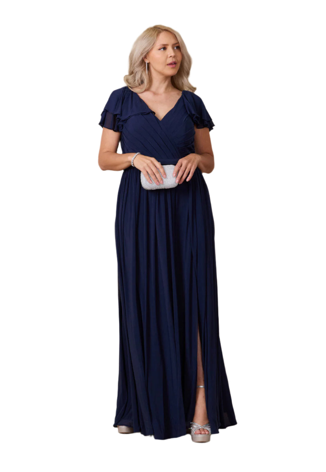 Dylan and Davids Short-Length Sleeve Formal Gown Mother of the Bride Dress-6