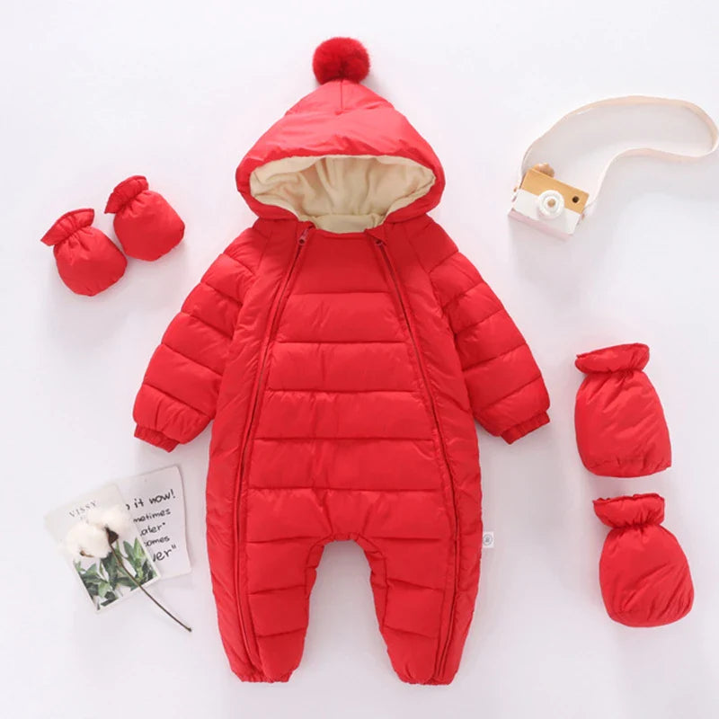 Breathable windproof thermal suit with hood and multi-variant zip-3