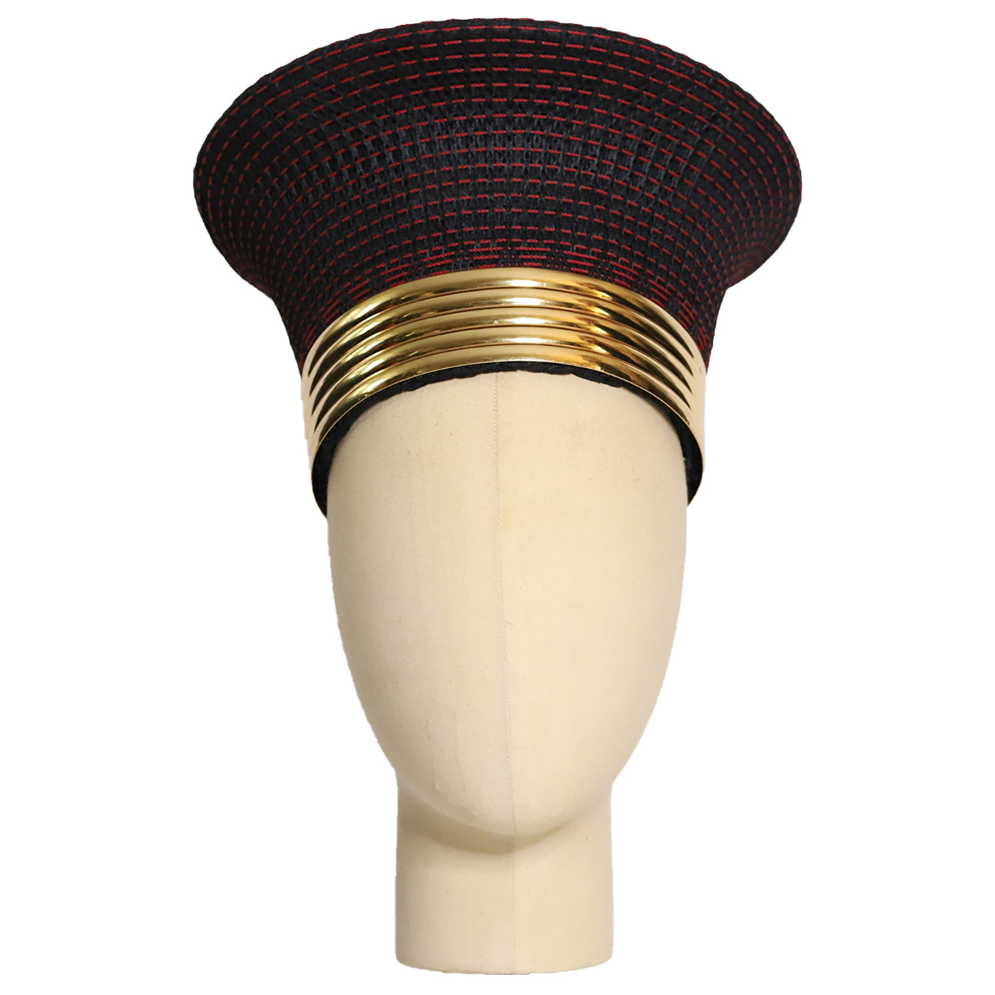 Zulu Narrow Basket Hat with Removable Gold Band - Various Colors | Handmade in South Africa-9