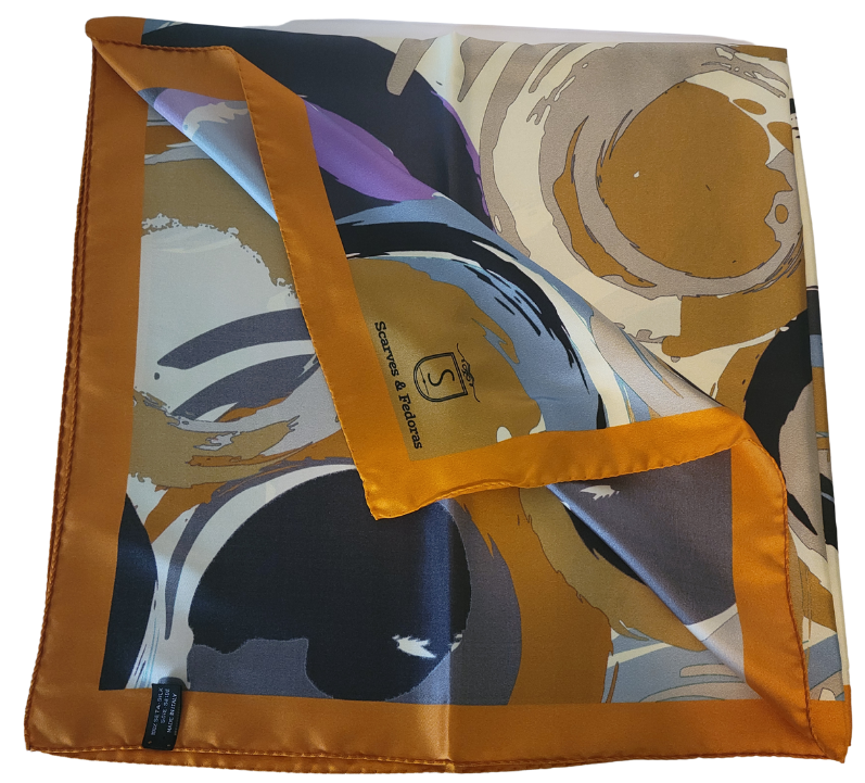 BAROCCO 100% ITALIAN SILK SCARF-3
