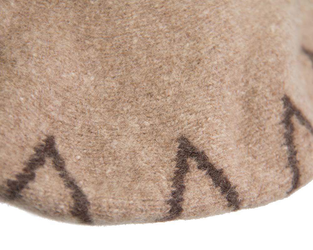 Mocca winter beret by Max Alexander