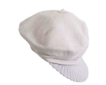 Warm grey winter newsboy cap by Max Alexander
