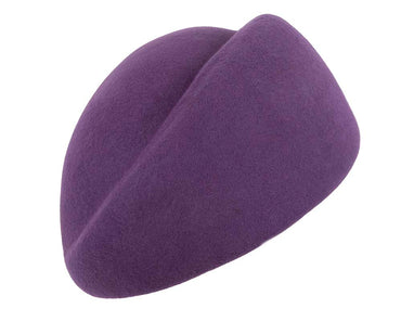 Designers purple felt ladies winter hat-1