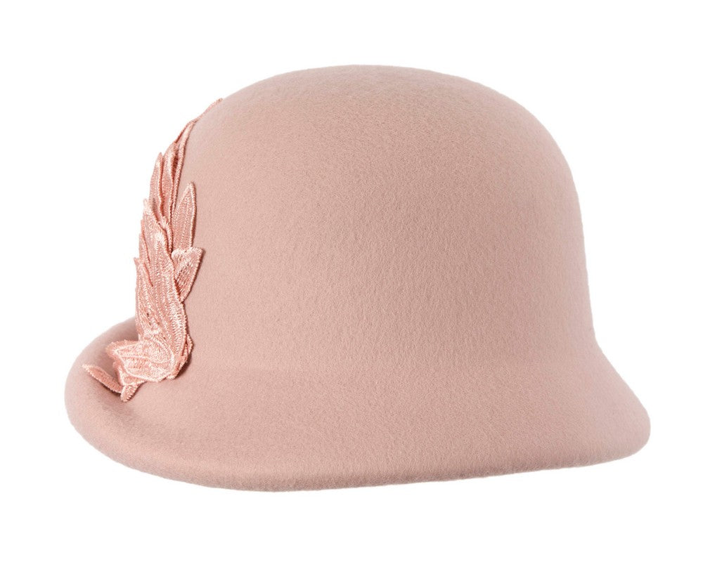 Blush winter fashion hat by Max Alexander-6