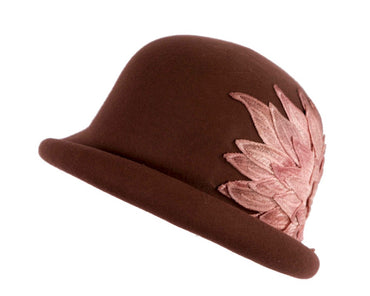 Brown winter fashion hat by Max Alexander-1