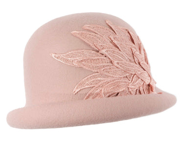 Blush winter fashion hat by Max Alexander-1