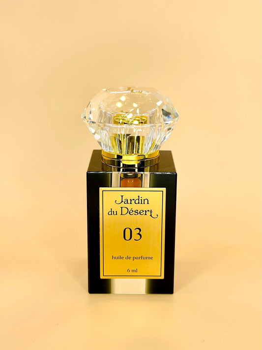 03 Ardent Desire Essential Perfume Oil - Captivating Oud Elixir with Woody and Spicy Aroma