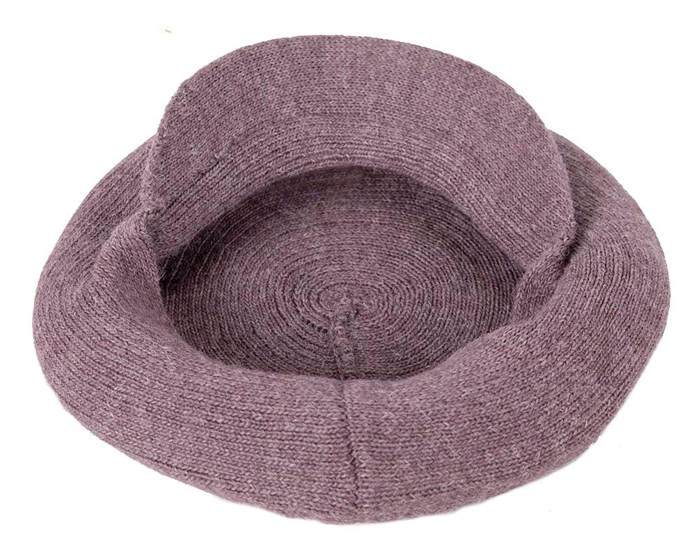 Classic woven eggplant shade cap by Max Alexander-4