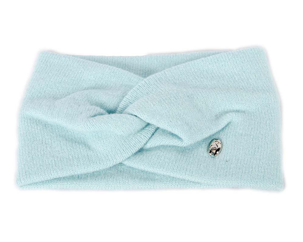Light blue European Made woolen headband