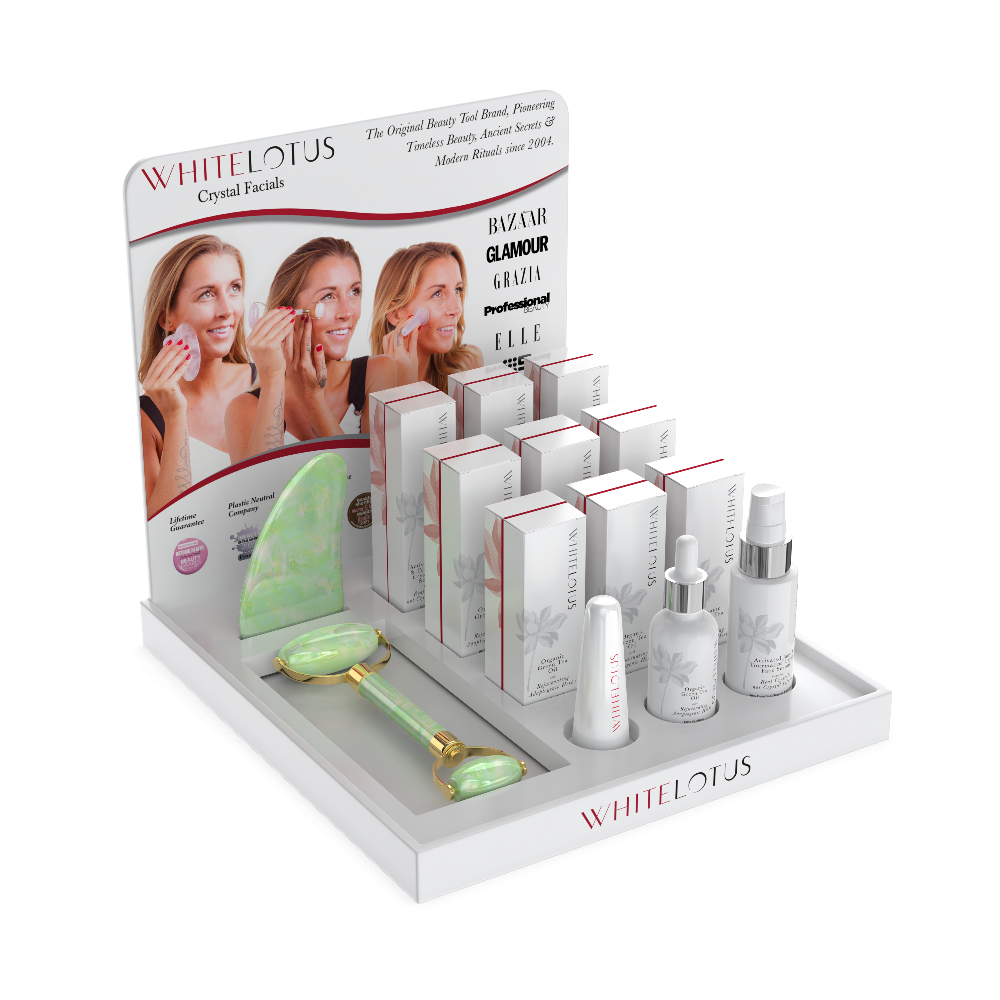 Crystal Facial Point Of Sale Display-1