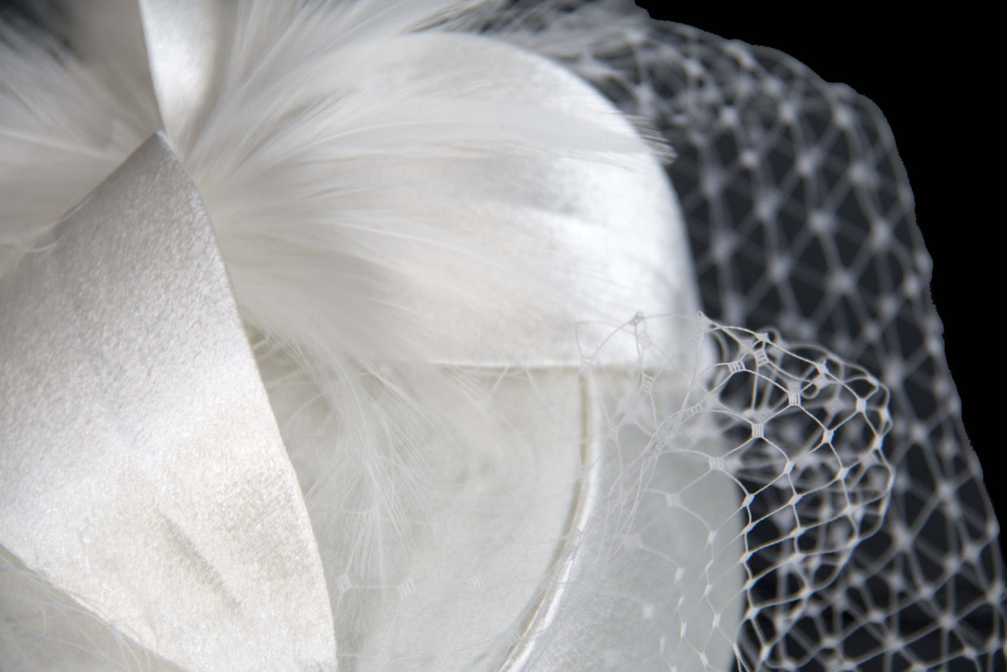 Cream cocktail Pillbox Hat for weddings buy online in Australia K4811C-2