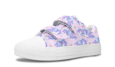 Kids Shoes Low Tops Flying Unicorn-1