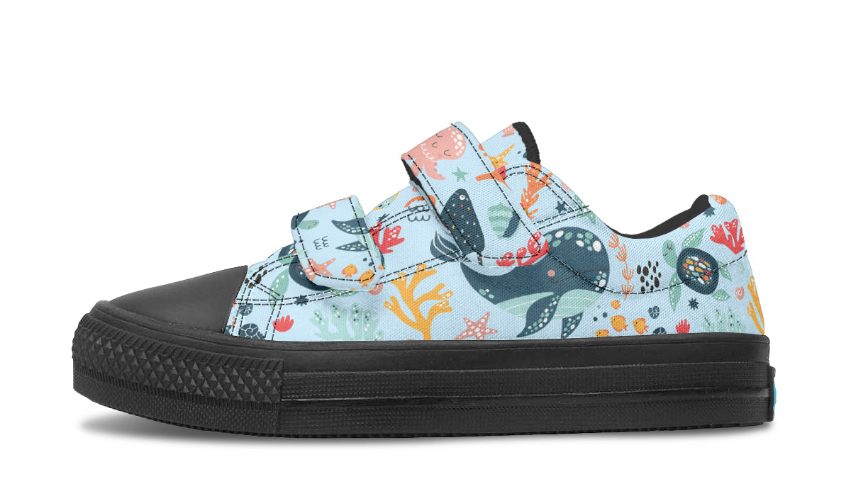 Kids Shoes Low Tops Sea Animals-3