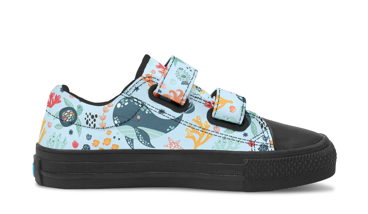 Kids Shoes Low Tops Sea Animals-4