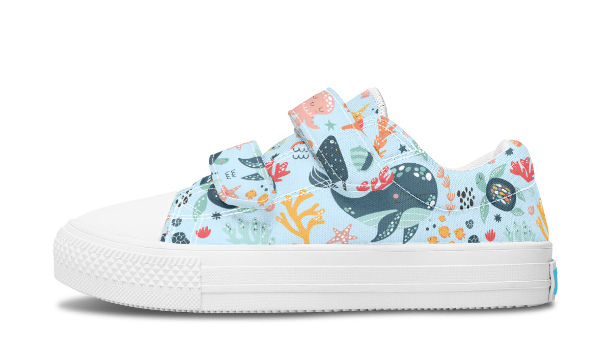 Kids Shoes Low Tops Sea Animals-5