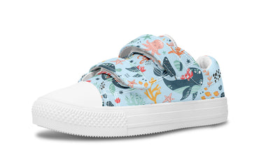 Kids Shoes Low Tops Sea Animals-1