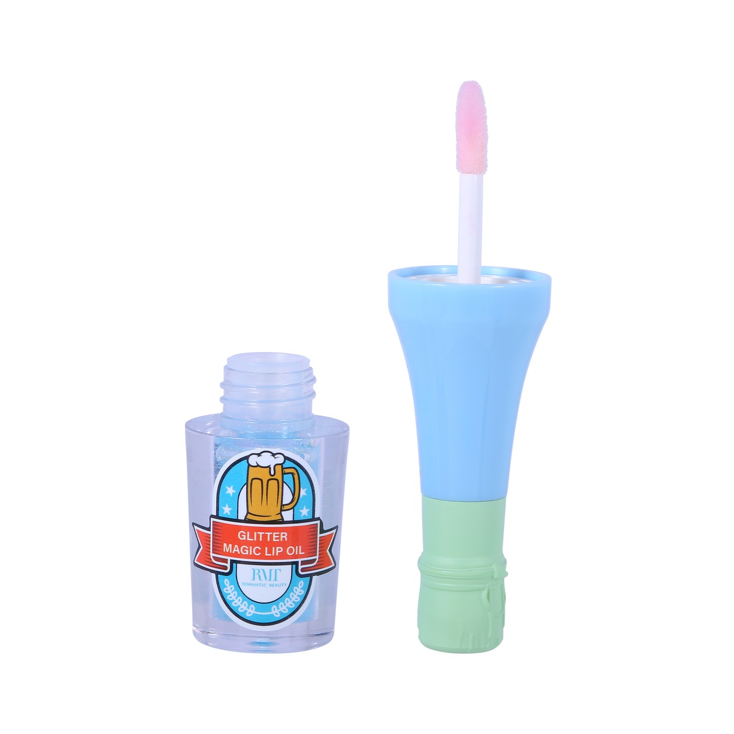 Pastel Glitter Magic Lip Oil