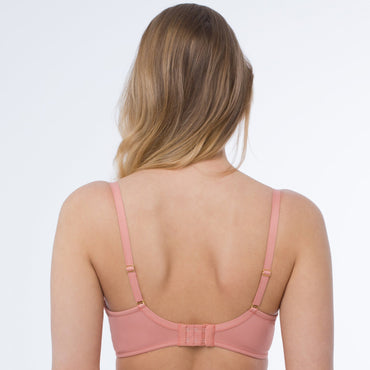 Sheer Mesh Embroidered Full Coverage Bra Lea-1