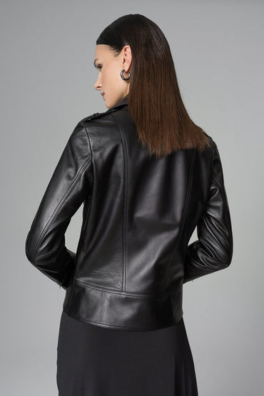 Black Natural Leather Jacket