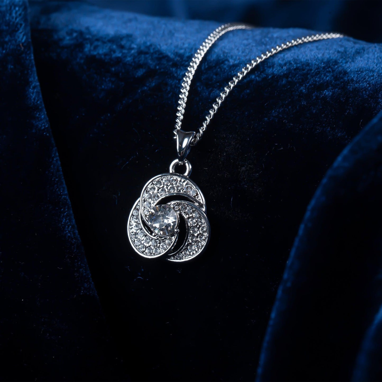 TRYNDI™ To My Amazing Wife Love Knot Necklace With Authentic Swarovski Crystals