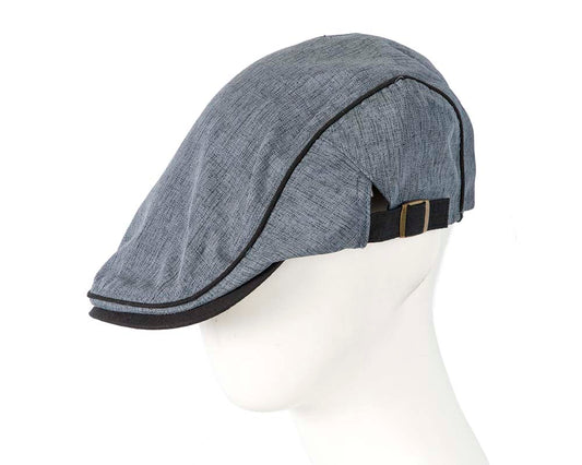 Soft denim flat cap by Max Alexander-0
