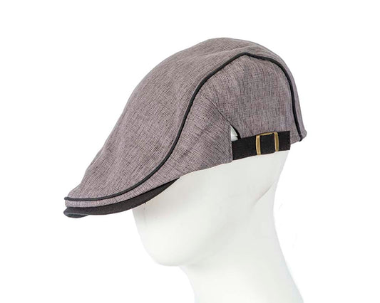 Soft grey flat cap by Max Alexander-0