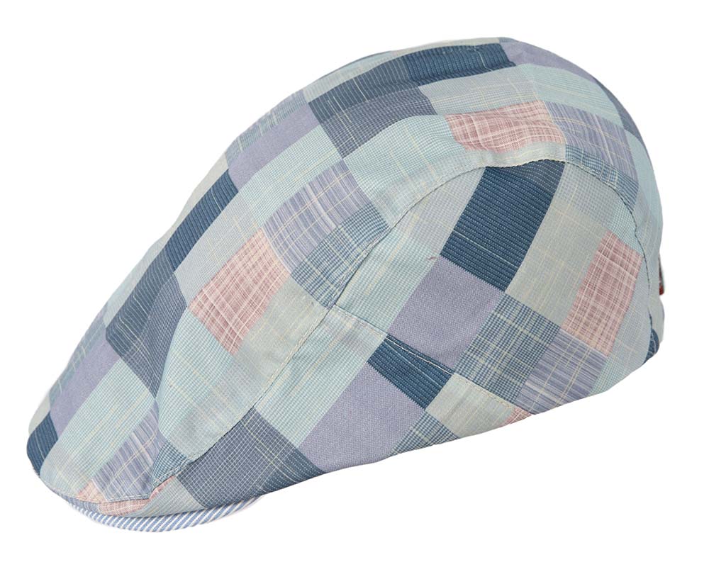 Soft patchwork flat cap by Max Alexander M131BL